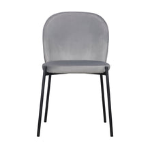 Load image into Gallery viewer, Upholstered Velvet Dining Side Chair (Set of 2) - Gray
