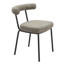Load image into Gallery viewer, Upholstered Chenille Open Back Dining Side Chairs (Set of 2) - Green
