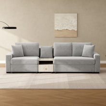 Load image into Gallery viewer, Modular Sofa Couch With Storage Armrest And Center Console
