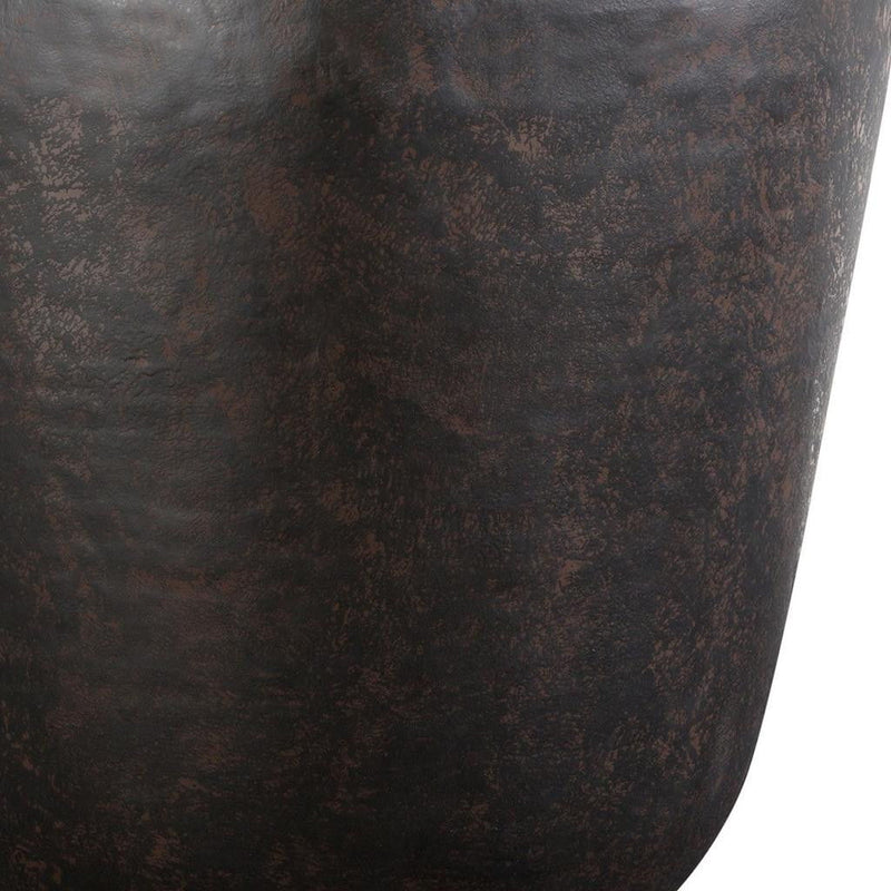 22" Metal Round End Table - Bronze