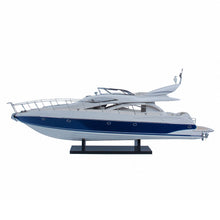 Load image into Gallery viewer, Hand Painted Model Boat (624225) - White / Blue
