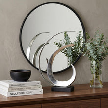 Load image into Gallery viewer, Buffed Tabletop Sculpture - Black / Silver
