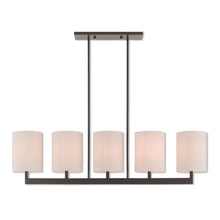 Load image into Gallery viewer, 22" 5-Light Dimmable Chandelier With Shades - Bronze
