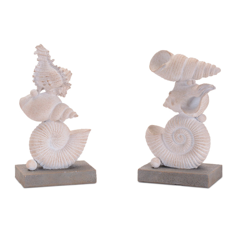 Resin Figurine (Set of 2) - Brown And Gray