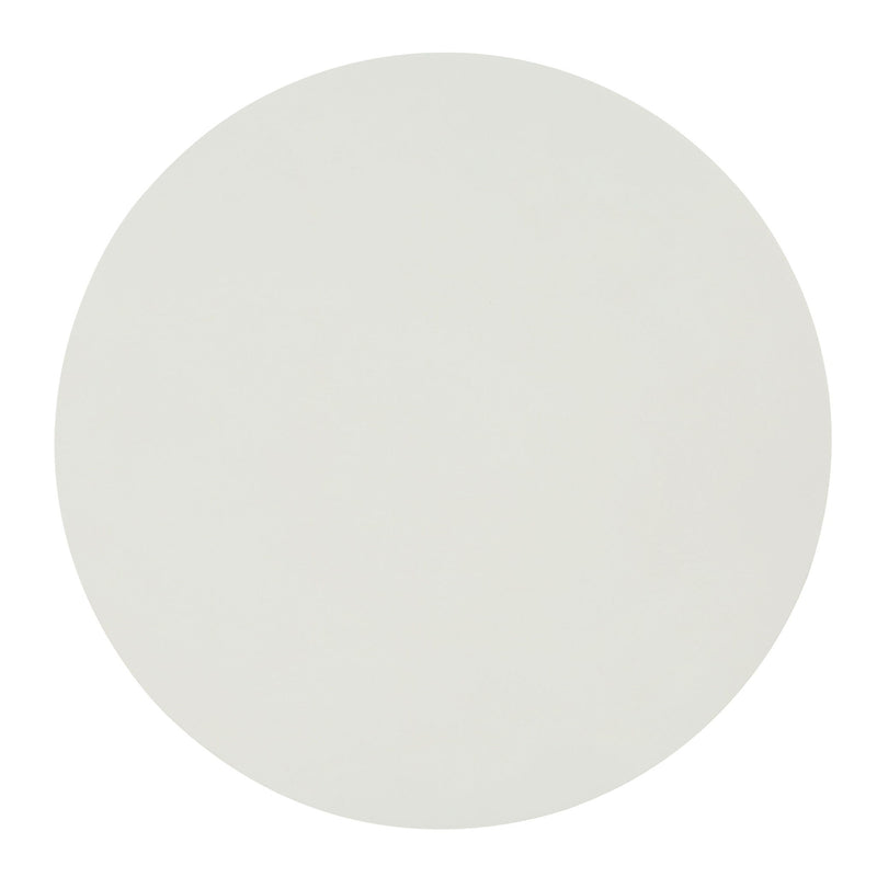 Wood Round Coffee Table - White