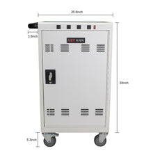 Load image into Gallery viewer, Mobile Charging Cart For Tablets Laptops 35, Device Capacity Matt Metal

