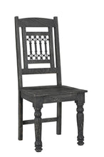 Load image into Gallery viewer, Wood Slat Back Dining Side Chairs (Set of 2) - Black
