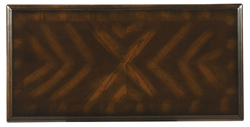 24" End Table With Shelf - Wood Brown