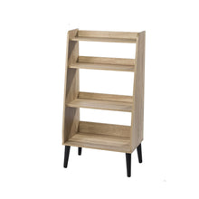 Load image into Gallery viewer, Four Tier Etagere Bookcase - Natural / Brown
