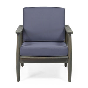 Emmry - Outdoor Acacia Wood Club Chair