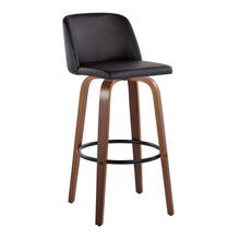 Load image into Gallery viewer, Toriano - Mid Century Modern Fixed Height Barstool Swivel And Round Footrest (Set of 2)

