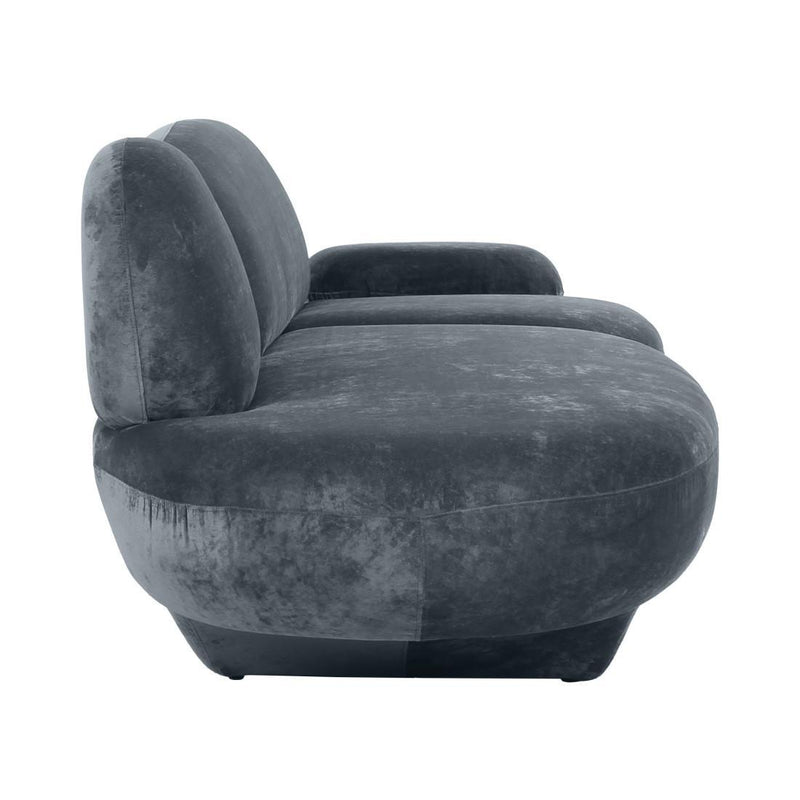 Velvet Sofa - Gray