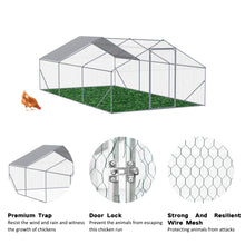 Load image into Gallery viewer, Outdoor Chicken Coop Metal Big Space
