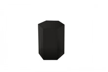 Load image into Gallery viewer, 17" High Gloss Manufactured Wood Hexagon End Table - Black
