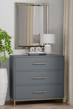 Load image into Gallery viewer, Solid Three Drawer Chest - Gray
