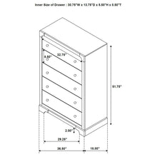 Load image into Gallery viewer, Harbington - 5 Drawer Chest - Chocolate
