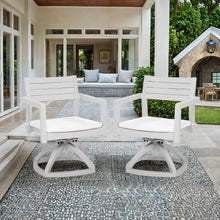 Load image into Gallery viewer, Outdoor Patio Swivel Rocker With Outdoor Grade Sunbrella Fabric Cushions (Set of 2) - Grayish

