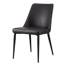 Load image into Gallery viewer, Faux Leather Dining Room Side Chairs Without Arms (Set of 2) - Black
