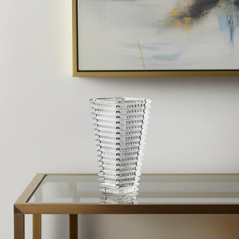Geometric Table Vase - Clear