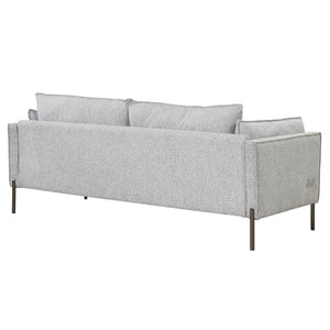 76.2" Modern Style 3 Seat Sofa Linen Fabric Upholstered Couch Furniture 3-Seats Couch for Different Spaces,Living Room,Apartment