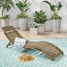 Load image into Gallery viewer, Lahaina - Wood Foldable Chaise Lounge

