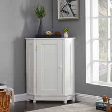 Load image into Gallery viewer, Bathroom Cabinet Triangle Corner Storage Cabinet With Adjustable Shelf Modern Style
