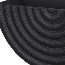 Load image into Gallery viewer, Geometric Half Moon Wall Planters (Set of 2) - Black

