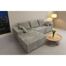 Load image into Gallery viewer, Corner Combination Sofa Sectional Couch With Soft Fabric
