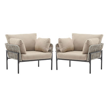 Load image into Gallery viewer, Rope Lounge Chair With Cushions For Modern Spaces
