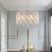Load image into Gallery viewer, 14" Chandelier Metal Ceiling Light - Silver
