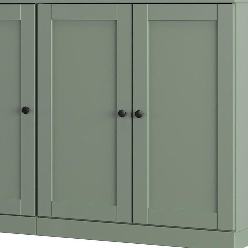 Solid Woodshoe Storage Cabinet (755983) - Sage