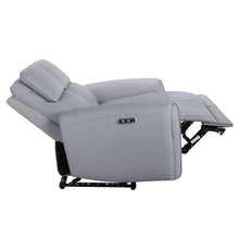 Load image into Gallery viewer, Jeromie - Power Motion Sofa With USB Port - Gray Synthetic Leather
