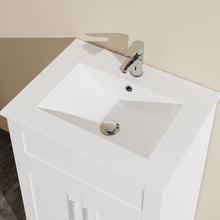 Load image into Gallery viewer, Sink Bathroom Vanity Laundry Cabinet Combo - White
