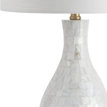 Load image into Gallery viewer, 27" Novelty Table Lamp LED With Drum Shade - White
