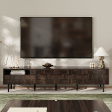 Load image into Gallery viewer, 78" TV Stand With Storage Cabinets For Living Room - Walnut
