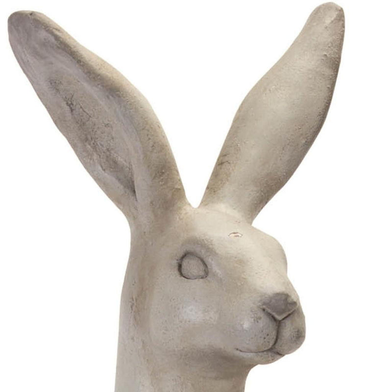 Cement Rabbit Statue (Set of 2) - Gray