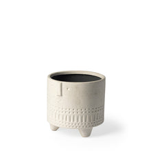 Load image into Gallery viewer, Abstract Cylinder Table Vase (397502) - White
