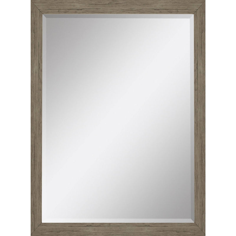 39" Accent Mirror - Light Brown