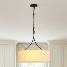 Load image into Gallery viewer, 3 Light Drum Pendant Light
