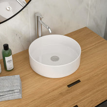 Load image into Gallery viewer, Elegant Ceramic Vessel Bathroom Sink With Stain Resistant Finish
