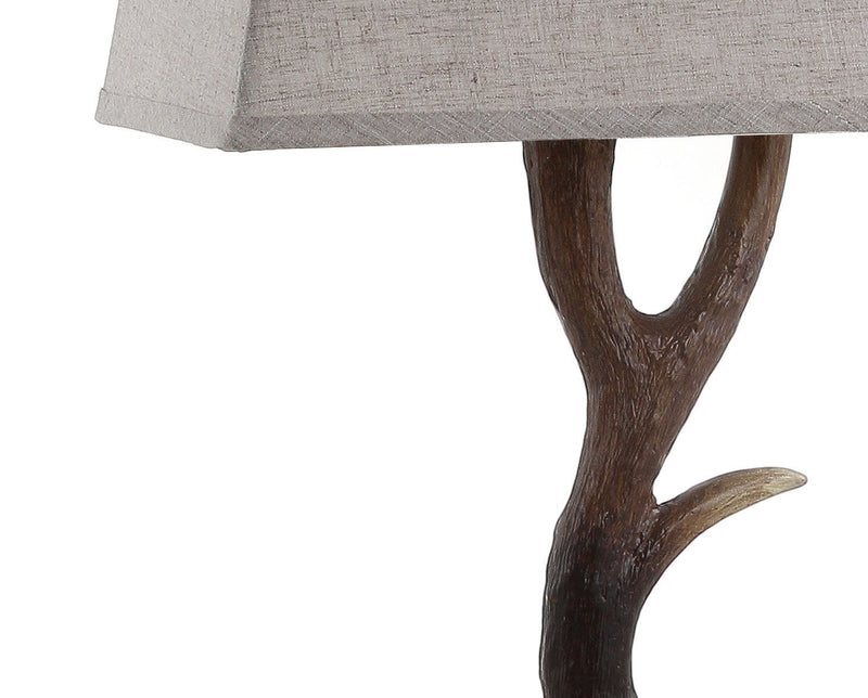 Novelty Table Lamp With Shade - Brown