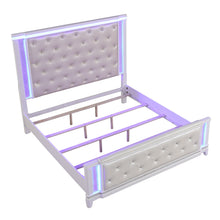 Load image into Gallery viewer, Opium - King Size Tufted Bed - White
