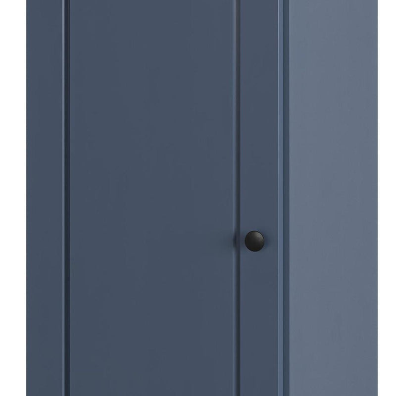Ten Pair Solid Woodshoe Storage Cabinet (752072) - French Blue
