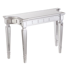 Load image into Gallery viewer, Mirrored Glass Free Form Console Table - Silver
