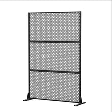 Load image into Gallery viewer, Three Panel Screen Room Divider (720139) - Black
