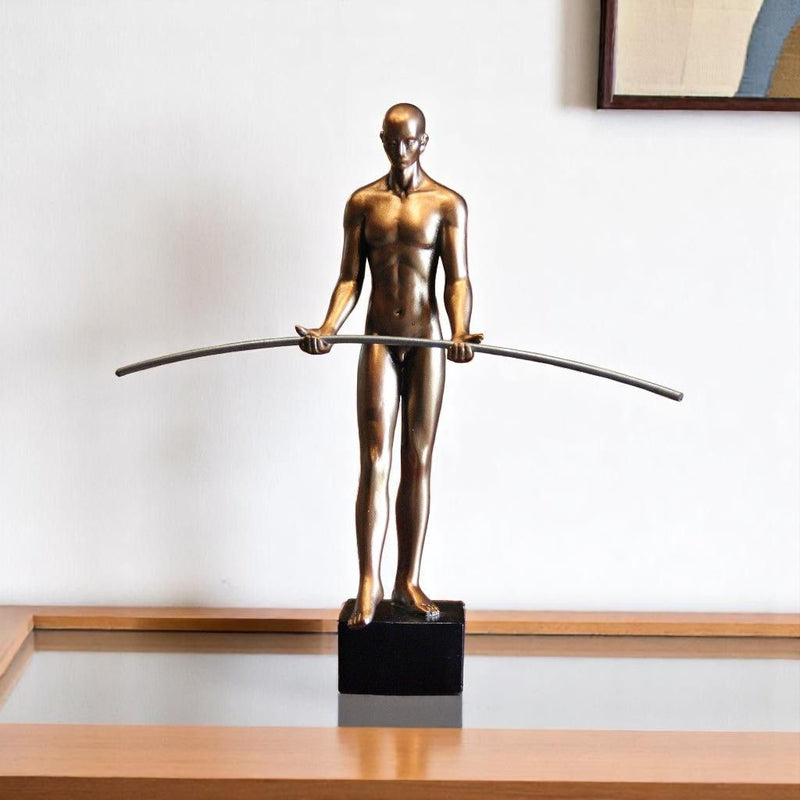 Man Tabletop Sculpture (568375) - Bronze