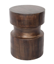 Load image into Gallery viewer, 16" Solid Wood Round End Table - Brown
