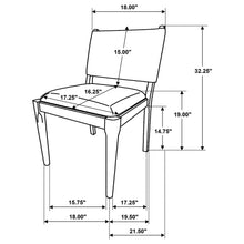 Load image into Gallery viewer, Crispin - Upholstered Dining Chair (Set of 2) - Brown
