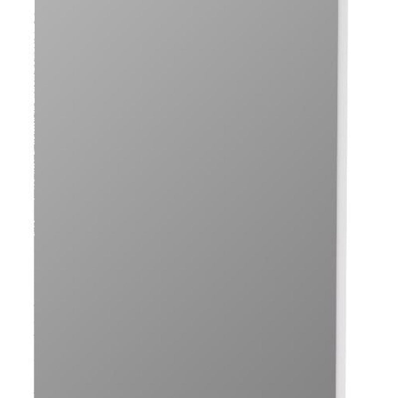 Aluminum Wall Mounted And Over The Door Framed Full Length Hanging Mirror - Silver