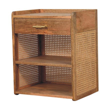 Load image into Gallery viewer, Larissa - T Bar Open Bedside Table - Oak
